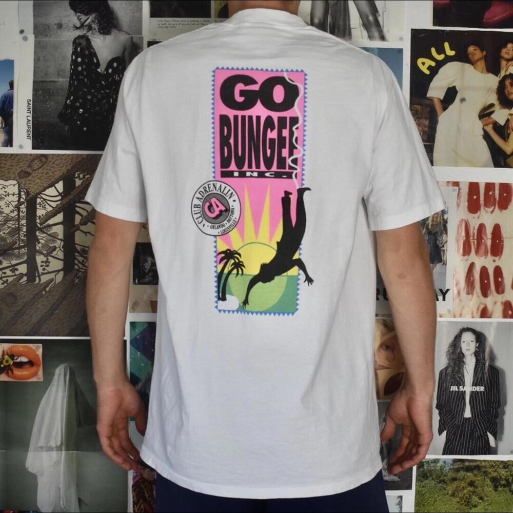 Vintage Club Adrenalin bungee jumping tee shirt.